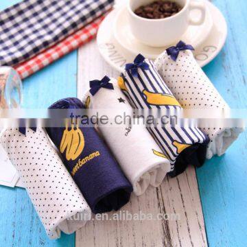 Cute Bnana Large Size Teen Girl Briefs Cartoon Panties Women Cartoon Cotton Underwear With Box e6 photo-2