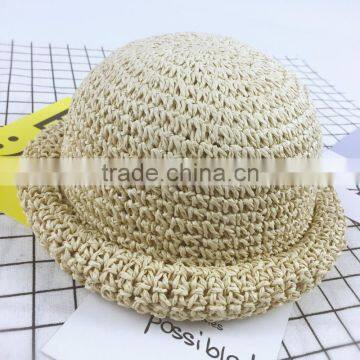 S60296B 2017 High Quality Fashion Dome Straw Hats Cute Straw Hat photo-3