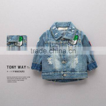 S16353A Autumn Spring Clothes Children Jacket for Baby Boys