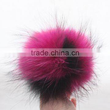 Myfur Fashion Wholesale Price Multi Color Raccoon Fur Ball photo-3