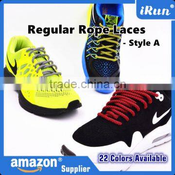 Neon Green/Yellow Yeezy Laces Hiking Boot Laces - Rope Laces Sneaker Shoelaces - Fashion Custom Polyester Round Shoelace photo-5