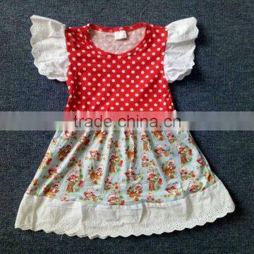 unique baby girl Strawberry Girl printed summer dress new style kids stylish frocks 1 pieces remake