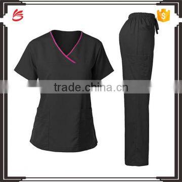 Custom Fashionable Nurse Uniform Designs Medical Scrub Suit Design in Hospital Uniform With Scrub Pants photo-5