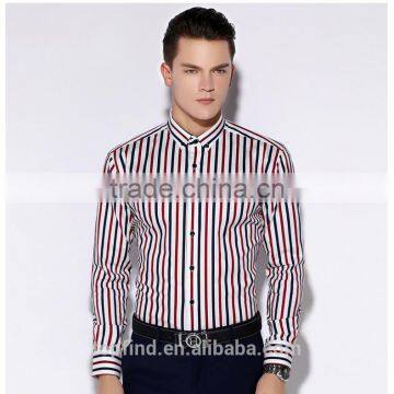 China Supplier Customise Classic Men's Formal Striped Shirt in Bulk photo-2