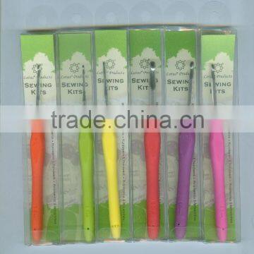 New Designed High Quality Knitting Needle 9pcs/set Soft TPR Crochet Hook Set photo-2