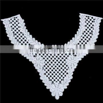 Polyester Lace Trim Off-white Hollow Embroidered Trims For Clothing