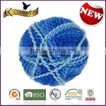 Charmkey Mixed Color Euro Baby Yarn 100% Polyester Textured Yarn for Baby Sweater photo-2