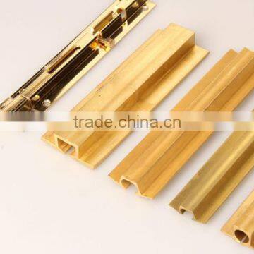 China Foshan Wholesale Market Brass Curved Black PVC Tile Edge Trim,PVC Stair Nosing Profile Produced by Factory