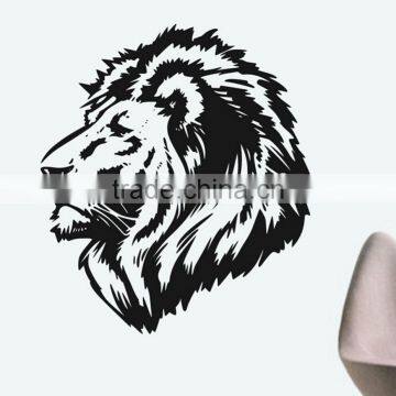 Lion Head Vinyl Wall Art Removable Stickers Decor Living Room Bedroom Decals