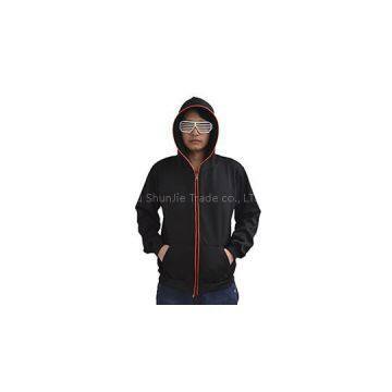 2016 Electric Styles LED Clothing Customize LED Party Clothing EL Wire Hoodies