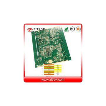 5&5 Mil Track W&D, And 0.2mm Hole Size 6layer Multilayer Board