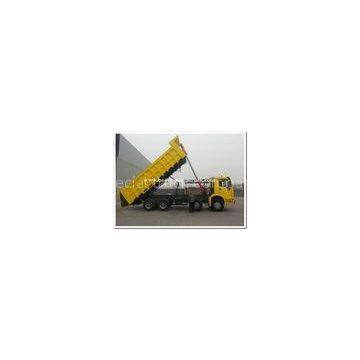 336 hp 8x4 heavy duty dump truck  front lift  HW76 cab , Howo tipper truck