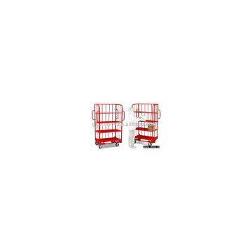 3-sided sloping shelf truck
