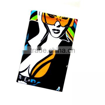 fast delivery 100 cotton custom 3D digital print beach towel