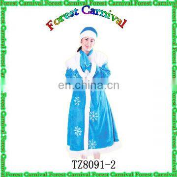 TZ8091-2 Snowman Costumes For Women Hot Selling