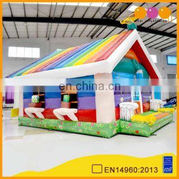 China colorful inflatable jumping house bouncer for kids for sale
