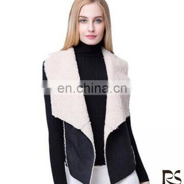 Lapel Women's Vest model down Jacket women