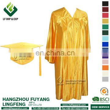 2017 Hot Sale Shiny Graduation Caps And Gowns Set/Graduation Gown photo-4