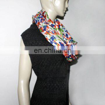 2014 Wholesale chevron infinity scarf loop (SRP-002 col.02#)