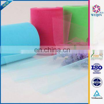 Hot Sale 100% Polyester 6'' colors of tulle spool