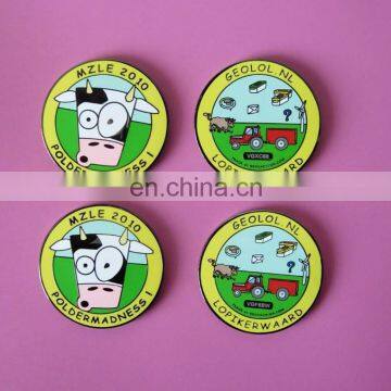 Dairy Cattle Farm Engraved Custom Design with Epoxy Souvenir Coin