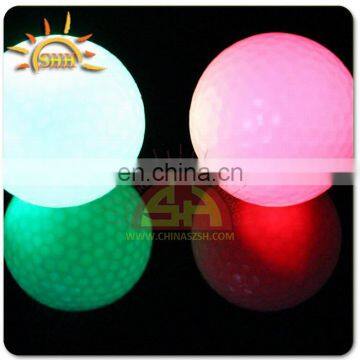 Chinese factory home accessories led flashing light up big golf festival ornaments led golf ball wholesale with factory price