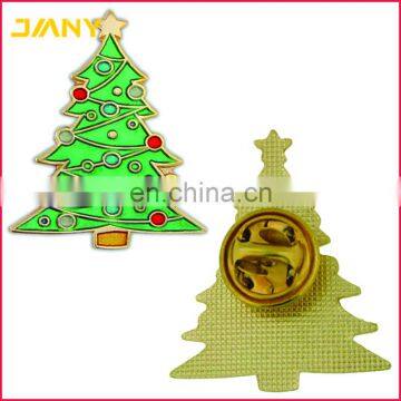 Customized Metal Christmas Tree Holiday Lapel Pin