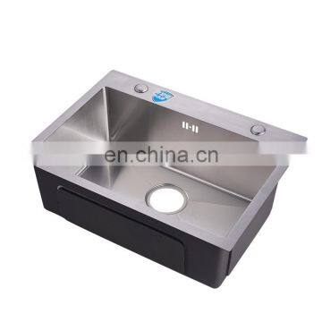 6045 Family usage high garde hot selling 304 stainless steel single bowl kitchen sink