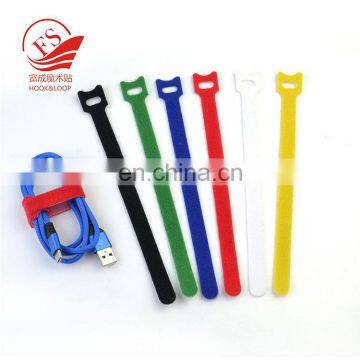 Hot sale back to back hook and loop cable ties for binding wires