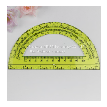 Single-Hole Protractor, Green