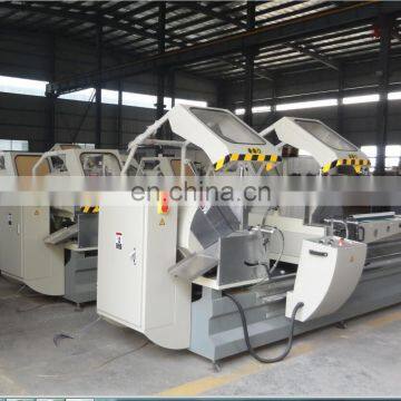 China Hot Sale Upvc Door Window Making Machinery Double Head Cutting Saw Machine photo-4