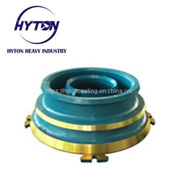 attachment parts mantle concave of high manganese steel suit gp300 metso nordberg cone crusher