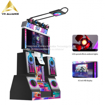 VR Amusement Park Musical Instruments Dancer Video Games, 9D Vr Dancing Realidad Virtual Simulator