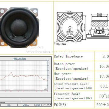 Good Sale 5'' Low Mid Multimedia Speaker 8ohm 16w Woofer Speaker Parts photo-3
