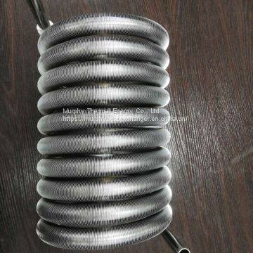 Finned tube coil