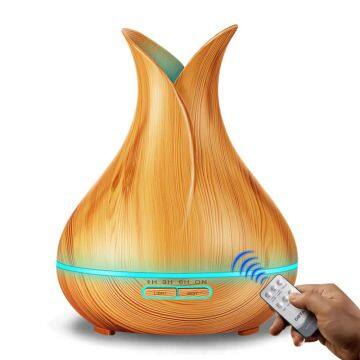 400ml Aroma Essential Oil Diffuser, Ultrasonic Air Humidifier With Remote photo-2