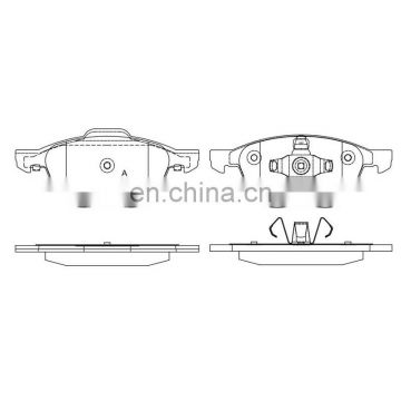 Brake Pads for FORD OE D1044 GDB1583 D3128 AN-717WK 4S4Z-2001-AA