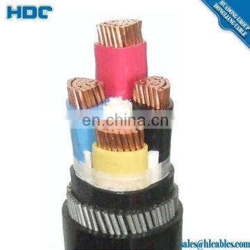 Cu/Al Conductor XLPE PVC Insulated 185mm 4 Core ECC Cable