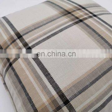 Wholesale Decorative Texture Natural Herringbone Thick Plaid Pillow Cushion Cover for Harvest