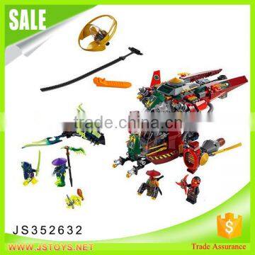 2016 newest products Super Fighter plastic connecting blocks for kids