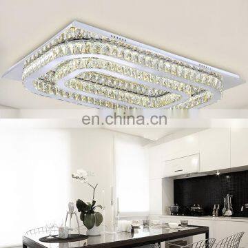 Fashion Home Decorative large living room lights Banquet hall ceiling designs Crystal Ceiling Lamp