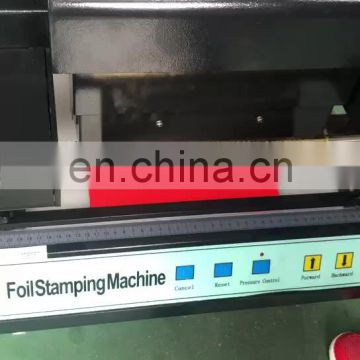 8025 fully automatic digital gold hot stamping flatbed foil printer machine