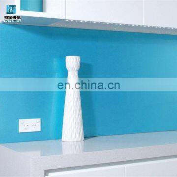 China Manufacture Colourful Toughened Glass Back Painted Kitchen Splashback photo-3