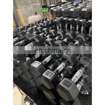 Export quality products Materials Rubber+Cast Iron  HEX dumbbell Application Universal