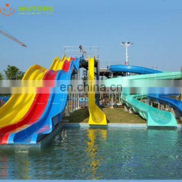 Hot Popular Water Amusement Park Equipment Compound Water Park Slides for Sale