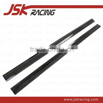 2011-2013 REZ STYLE CARBON FIBER SIDE SKIRTS EXTENSION FOR MERCEDES BENZ C-CLASS W204 AMG C63(JSK060136)