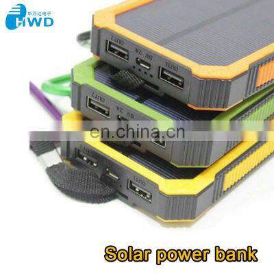 Monocrystalline 4pcs Panel Waterproof Fold 10000mah Wireless Charging Solar Power Bank photo-3