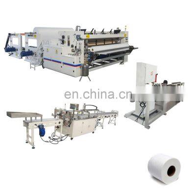 Toilet Paper Rewinding Machine Economic Band Saw Cutter