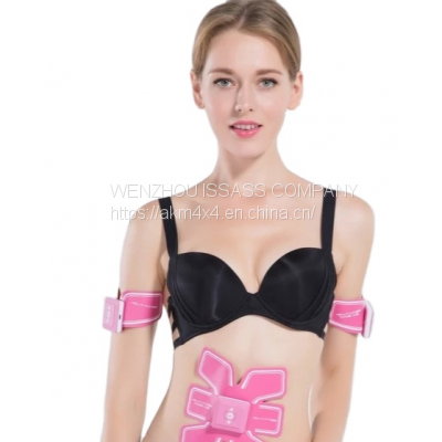 Electric Muscle Stimulator EMS Stimulation Tens Muscle Exerciser Device Body Toning Slimming Belt Fitness