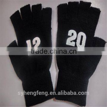 Wholesale five fingerless knitted gloves